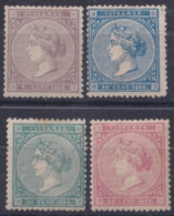 1868-148 CUBA SPAIN ANTILLES 1868 ISABEL II 5c-40c COMPLETE SET.  - Prephilately