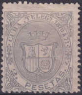 1870-115 CUBA SPAIN TELEGRAPH Ed.13 1870 REPUBLICA 2pta 1870 A 1871.  - Prefilatelia