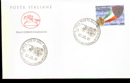 1997 BUSTA CON ANNULLO FDC Cinquantesimo Anniversario  Polizia Di Stato E Polizia Stradale - Police - Gendarmerie