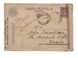 ROMANIA - 1943 CENSORED MILITARY POSTAL STATIONERY - UKRAINE ODESA CETATEA ALBA AKKERMAN - Other & Unclassified