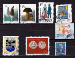 Lot Timbres Lituanie Oblitéré - Lithuania