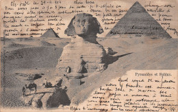 EGYTPTE PYRAMIDES ET SPHINX - Pyramides