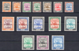 1927 - 41 Sudan Postage - SG 37/46b 15 Valori MH* - Altri & Non Classificati