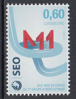 2013 Luxembourg Electricity Science  Complete Set Of 1 MNH @ BELOW FACE VALUE - Nuovi