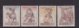 CZECHOSLOVAKIA  - 1956  National Costumes Set  Never Hinged Mint - Unused Stamps