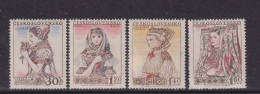 CZECHOSLOVAKIA  - 1956  National Costumes Set  Never Hinged Mint - Nuovi