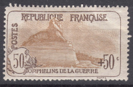 France 1917 Orphelins Yvert#153 Mint Hinged (avec Charniere) - Neufs