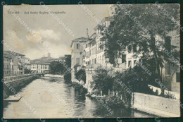 Treviso Città Ponte Regina Margherita STRAPPO Cartolina VK1702 - Treviso