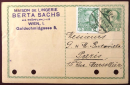 Autriche, Entier Carte - De VIENNE 5.7.1911 - (N347) - Cartes Postales