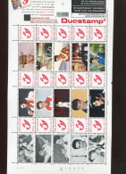 Belgie 3182 ELVIS Gepersonaliseerde Zegel MNH Duostamps FULL SHEET - Postfris