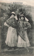 BELGIQUE - Ardennaises - Deux Femmes Debout Et Seules - Vêtues D'habilles Traditionnelles - Carte Postale Ancienne - Sonstige & Ohne Zuordnung