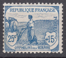 France 1917 Orphelins Yvert#151 Mint Hinged (avec Charniere) - Neufs