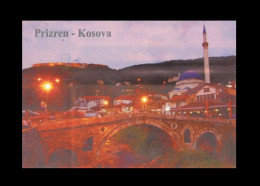 Kosovo: Ansichtskarte [AK] 'Prizren – Bistrica-Brücke – Sinan-Pascha-Moschee' / Postcard 'Bridge – Sinan Pasha Mosque' - Kosovo