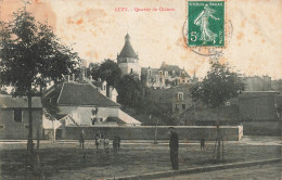 FRANCE - Luzy - Quartier Du Château - Vue Panoramique - Les Gens Du Village - Carte Postale Ancienne - Chateau Chinon