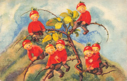 Enfants Tomates Cerises * CPA Illustrateur * Enfant Child Children - Other & Unclassified