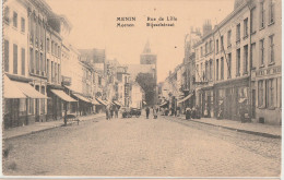 AK Menen, Rijsselstraat - Menin, Rue De Lille - Menen