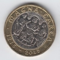 Great Britain UK £2 Two Pound Coin (Magna Carta) - Circulated - 2 Pounds