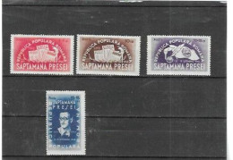 RUMANIA Nº  1059 AL 1062 - Nuevos