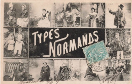 FRANCE - Types Normands - Vue De Plusieurs Personnes - Multi-vues De Différents Personnes - Carte Postale Ancienne - Autres & Non Classés