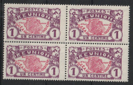 REUNION YT 56 Neuf ** Bloc De 4 - Unused Stamps