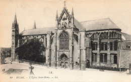 FRANCE - Reims - L'église Saint Rémy - Carte Postale Ancienne - Reims