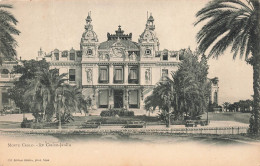 MONACO - Monte Carlo - Le Casino - Jardin - Carte Postale Ancienne - Monte-Carlo