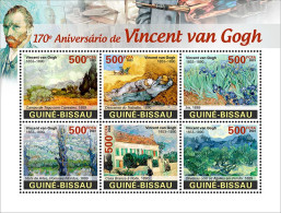 Guinea Bissau 2023 Art Painting Vincent Van Gogh S202402 - Guinée-Bissau