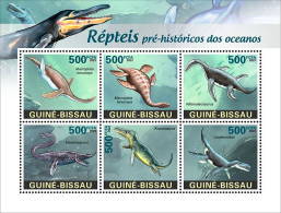 Guinea Bissau 2023 Prehistoric Reptiles Of The Oceans S202402 - Guinée-Bissau