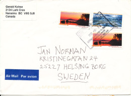 Canada Cover Sent To Sweden 8-12-2007 Topic Stamps - Covers & Documents