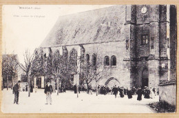 14407 / Peu Commun MASSAY 18-Cher Une Sortie D' Eglise ( Inscription Liberté-Egalité-Fraternité Fronton )1910s  - Massay