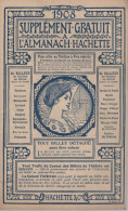 Supplément Gratuit à L'Almanach Hachette 1908 - Revistas & Catálogos