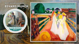 Guinea Bissau 2023 Art Painting Edvard Munch S202402 - Guinée-Bissau