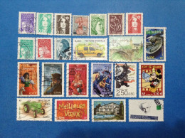 Francia Lotto Da 23 Francobolli Usati Differenti Stamps Used - Used