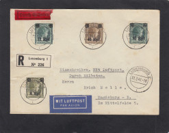 LUFTPOSTBRIEF DURCH EILBOTEN AUS LUXEMBURG NACH MAGDEBURG,1941. - 1940-1944 Deutsche Besatzung