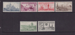 CZECHOSLOVAKIA  - 1957  Towns And Monuments Set  Never Hinged Mint - Nuovi