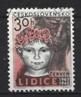 Ceskoslovensko 1962 Lidice  Y.T. 1220 (0) - Usati