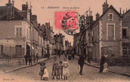 FRANCE - Auxerre - Porte De Paris - Vue Générale - Des Gens Sur La Route - Carte Postale Ancienne - Auxerre