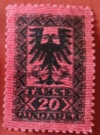 ALBANIA  1922 SEGNATASSE 20q - Albanie