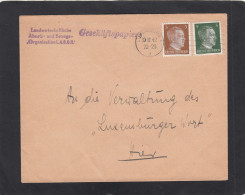 LANDWIRTSCHAFTLICHE ABSATZ- UND BEZUGS- ORGANISATION L.A.B.O.R..ORTSBRIEF AUS LUXEMBURG ,1942 - 1940-1944 Deutsche Besatzung