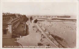 MARGATE -SEA SIDE OF PAVILION AND WINTER GARDENS  @ JETTY - Margate