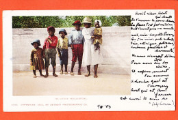 23954 / ⭐ Négritude Six Little PICKANINNIES Petits Nègres 1903 à Marie-Louise MILHAU Royal Victoria College-DETROIT 5738 - Black Americana