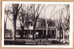 23981 / ⭐ Peu Commun MADISON Wisconsin Governor's Mansion 1950s Photo-Bromure GROGAN Danville Illinois - Madison