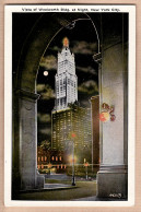 23895 / ⭐ NY VISTA Of WOOLWORTH BUILDING At NIGHT NEW YORK Early 1920 Publisher IRVING UNDERHILL HABERMAN'S N°201 - Otros Monumentos Y Edificios