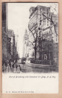 23919 / ⭐ NY FOOT BROADWAY STANDARD OIL BUILDING NEW YORK CITY 1900s Busy Street Scene -National Art Views Co N°9 - Otros Monumentos Y Edificios