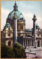 23646 / Großkarte WIEN Karlskirche VIENNE Eglise SAINT-CHARLES Chiesa VIENNA 1950s Photo-Bromure RIESEN-KARTE PAG - Iglesias