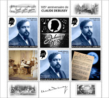 Guinea 2023 Claude Debussy Composer S202402 - Guinea (1958-...)