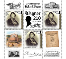 Guinea 2023 Richard Wagner Composer S202402 - Guinee (1958-...)