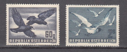 Austria Österreich 1950,2V,birds,vogels,vögel,oiseaux,pajaros,aves,uccelli,MH/Ongebruikt(A4977) - Águilas & Aves De Presa