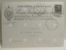 Italia Pubblicitaria CASA VENETA D'ARREDI SACRI Plinio Frigo Vicenza  1934 Rotello Campobasso - Advertising