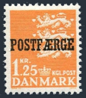 Denmark Q40, MNH. Michel Pf 40. Parcel Post 1965. State Seal. - Paquetes Postales